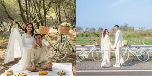 Menuju Pernikahan, Nia Rose dan Calon Suami Bagikan Foto Prewedding Berbalut Adat Jawa