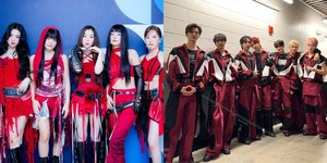 Merah Menyala, Yuk Intip Foto Grup K-Pop Kesayangan Kalian dengan Nuansa Merah yang Berkelas!