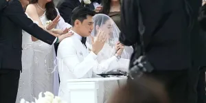 Momen Ciuman Pertama Rayn Wijaya dan Ranty Maria Sebagai Suami Istri
