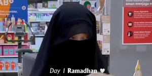 Momen Dewi Perssik Belanja Persiapan Masak Berbuka dan Sahur Tampil Beda Pakai Cadar
