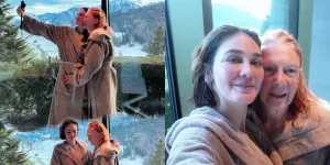 Momen Hangat Luna Maya Temani Sang Ibu Pulang Kampung ke Austria