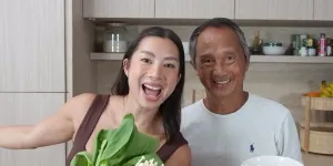 Momen Jennifer Bachdim Masak Seblak Sehat Bareng Papa, Ngaku Pernah Coba tapi Gak Suka
