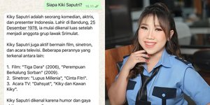 Momen Kiky Saputri Emosi Tanya Meta AI di WhatsApp, Jawabannya Kocak Di Luar Nalar 