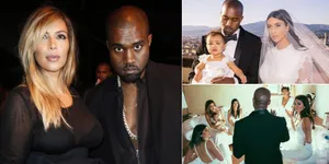 Momen Unik di Balik Pernikahan Mewah Kim Kardashian - Kanye West