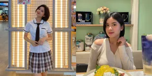 Mulai Bisnis Kuliner, Potret Gaya Melati Sesilia Eks JKT48 Saat Jualan Nasi Bakar - Nggak Malu dengan Pekerjaanya