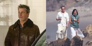 Nggak Sembunyi-Sembunyi Lagi, 7 Potret Brad Pitt dan Ines De Ramon - Nikmati Kencan Romantis di Pantai