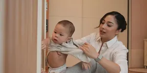 Nikita Willy Hanya Mandikan Nael Hanya Satu Kali Sehari, Beberkan Alasannya