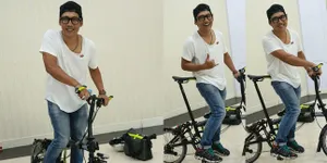 Nugie Nekat Bersepeda di Jakarta Meski Penuh Risiko, Kok Bisa?