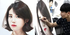 Nyata Karya Seni Tinggi, Bukti Lukisan IU Ini Seperti Foto Kamera