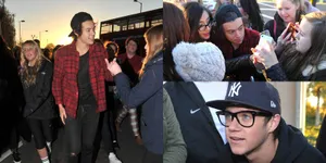 One Direction Tetap Jadi Incaran Fans Saat Tiba di London
