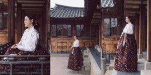 Pancarkan Pesona Autentik Korea, 9 Potret Min Hyo Rin yang Dinobatkan Sebagai Wanita Tercantik Saat Pakai Hanbok