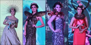 Parade Gaun Unik Para Selebritis di Magnum Infinity Party