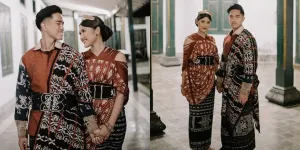 Pemotretan Prewed Terbaru Kaesang Pangarep dan Erina Gudono di Istana Mangkunegaran, Pamer Kemesraan Pakai Outfit Kain Songket