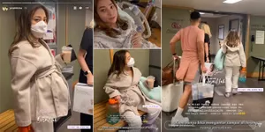 Persiapan Melahirkan, Intip 8 Potret Nikita Willy yang Sudah Masuk Rumah Sakit - Hanya Bisa Ditemani sang Suami