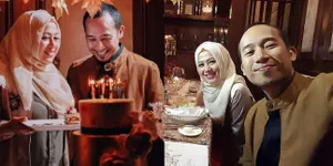 Pesta Ultah Istri Deni Cagur, Dirayakan Romantis Bareng Suami