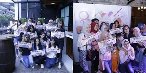 Pose Bahagia Fans EXO Indonesia di Acara Kapanlagi EXO-L Playground, Ada Fanboy - Ada yang Bawa Anak