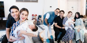 Potret Aaliyah Massaid & Thariq Halilintar Jenguk Anak Shandy Purnamasari yang Baru Lahir, Didoakan Segera Dapat Momongan