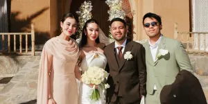 8 Potret Aaliyah Massaid di Nikahan Ranggaz Laksmana di Maroko, Tampil Elegan