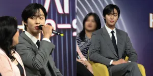 Potret Ahn Hyo Seop Bagai CEO Saat Preskon di SCTV Tower, Terkesan dengan Senyuman Warga