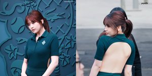 Potret An Yujin IVE Memakai Baju Backless di Paris, Punggungnya Bikin Fans Menggila