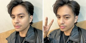 Potret Angga Yunanda Tampil dengan Rambut Baru dan Kumis Tipis, Bikin Pangling! 