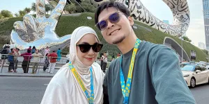 Potret Anisa Rahma & Anandito Dwis Liburan ke Dubai, Mesra Berdua Tanpa Anak-Anak