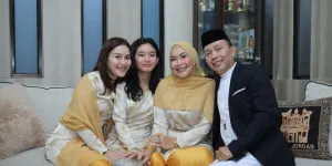 Potret Ayu Ting Ting Rayakan Idul Adha Sekeluarga, Baby Qaysar Jadi Sorotan