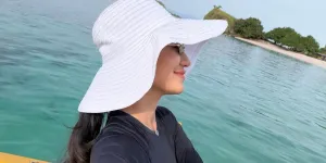 Potret Azizah Salsha Main Kano, Tetap Slay Meski Disengat Terik Matahari