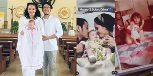 Potret Baby Djiwa yang Sudah 3 Bulan, Pakai Sepatu Hingga Mainan Bekas Nadine Chandrawinara Saat Masih Bayi - Manis Banget 