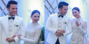 Potret Bahagia Jessica Mila Pamer Cincin di Jari Manis Setelah Resmi Jadi Istri Yakup Hasibuan, Cantik Pakai Gaun Pengantin Putih