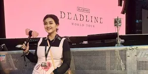 8 Potret Bella Saphira Nonton Konser BLACKPINK, Ternyata BLINK - Bareng Para Ibu-Ibu