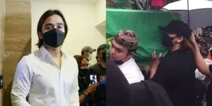 Potret Billy Syahputra Lepas Kepergian Mendiang Vanessa Angel, Ikut Gotong Keranda - Setia Kawan Doakan Sahabat di Pengajian