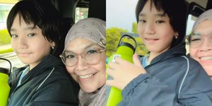 Potret Bilqis Anak Ayu Ting Ting Makin Cantik Dengan Rambut Bondol, Jadi Kesayangan Nenek