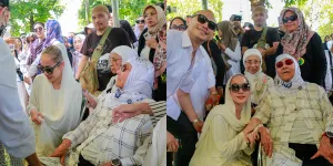 Potret Bunga Citra Lestari dan Tiko Turut Antarkan di Pemakaman Ayah Bimbim Slank, Kedekatan Dengan Bunda Iffet Jadi Sorotan