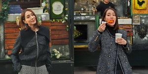 Potret Cantik Lee Min Jung Pamerkan Food Truck Kiriman Sahabat ke Lokasi Syuting 'LET'S GET A DIVORCE'