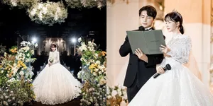 Potret Christmas Wedding Choa Eks Member Crayon Pop, Suami Seorang Pebisnis - Resepsi Pernikahan di Hari Natal