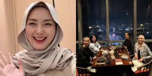 Potret Della Puspita Tersipu Dapat Kejutan Ultah dari Suami, Dilanjut Quality Time Bareng Anak