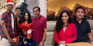 Potret Diah Permatasari Rayakan Natal Bareng Suami dan Anak, Pernikahan Harmonis Beda Agama 