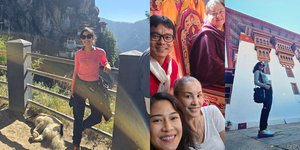 Potret Dian Sastro Liburan ke Bhutan Bareng Nadya Hutagalung, Berasa Reuni Model Iklan Sabun Tenar