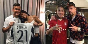 Potret Langka Ketika Para Pesepakbola Dunia Bertemu dan Foto Bareng Artis, Ada Lionel Messi Hingga Justin Bieber