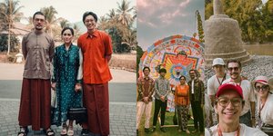 Potret Ferry Salim dan Brandon Salim Rayakan Waisak di Borobudur, Bahagia Bersama Keluarga