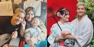 Potret Gantengnya Adly Fairuz Kini Punya Rambut Blonde, Nikmati Liburan Manis Bareng Istri dan Anak di Jepang!