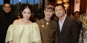 Potret Gaya Nagita Slavina saat Kondangan ke Ajik Krisna, Auto Jadi Sorotan