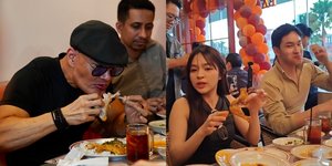 Potret Grand Opening Restoran Padang Deddy Corbuzier, Kebersamaan Azka Corbuzier dan Eca Japasal Jadi Sorotan