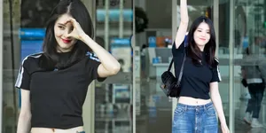 Potret Han So Hee Pakai Crop Top Pamerkan Tato Pinggang, Jarang Banget Diperlihatkan - Disembunyikan Saat Main Drakor