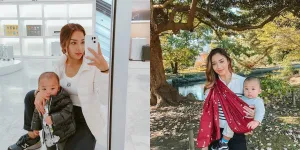 Potret Hot Mom Nikita Willy Momong Baby Izz, Penampilan Stylish dan Matching Dengan Sang Anak Curi Perhatian