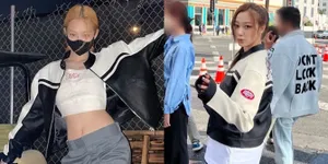 Potret Jennie BLACKPINK dan Giselle aespa Pakai Jaket Sama, Pamer Gaya Kekinian Berbeda Siapa Lebih Kece?