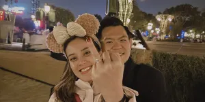 Potret Jerry MCI Lamar Fani MCI di Disneyland, Wujudkan Mimpi Masa Kecil Sang Kekasih
