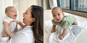 Potret Jessica Mila dan Suami Momong Anak, Baby Kyarra Sudah 6 Bulan dan Belajar Makan MPASI