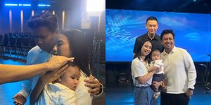 Potret Joshua dan Clairine Clay Lakukan Prosesi Penyerahan Anak di Gereja, Baby Elio Gemas Banget